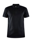 Craft Sport-Polo Core Unify (funktionelles Recyclingpolyester) schwarz Herren